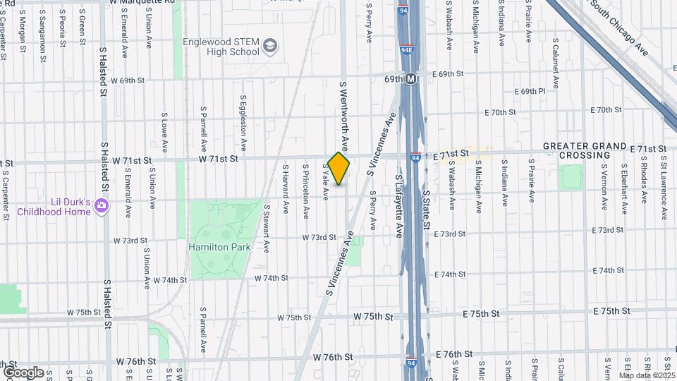 7144 S Wentworth Ave Map and Location Details