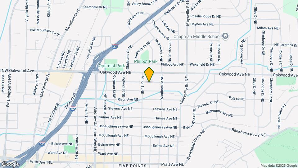 1324 Mckinley Ave NE Map and Location Details