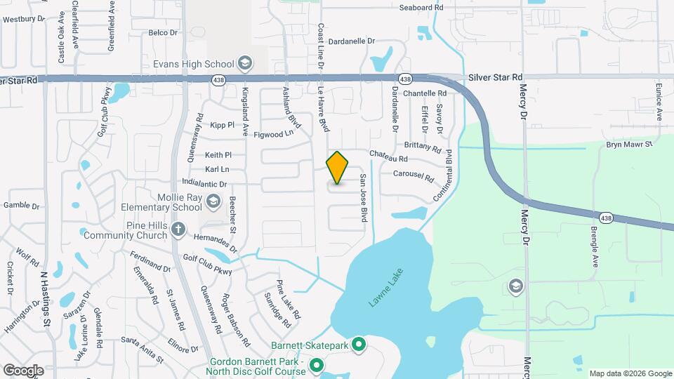 4598 Frisco Cir Map and Location Details