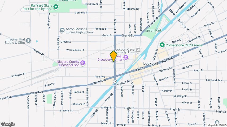95 N Transit St Map and Location Details