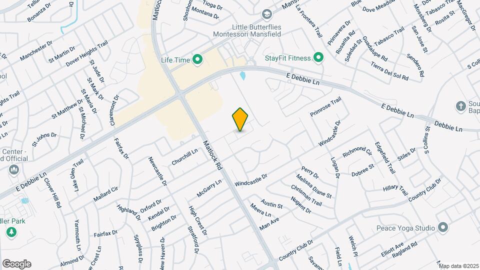 2706 Grainger Dr Map and Location Details