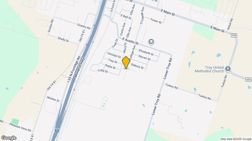 1110 S College Ave Map and Location Details