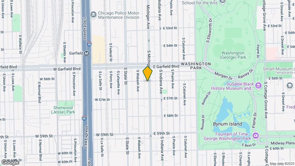 5600 S Michigan Ave Mapa y Detalles de la Ubicación