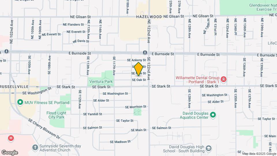 12003 SE Oak St Mapa y Detalles de la Ubicación