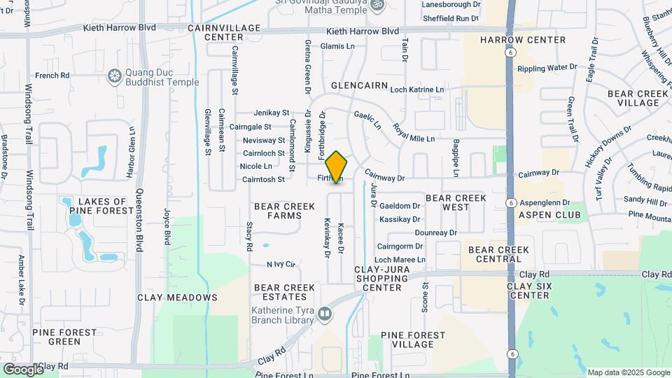 16722 Moary Firth Dr Map and Location Details