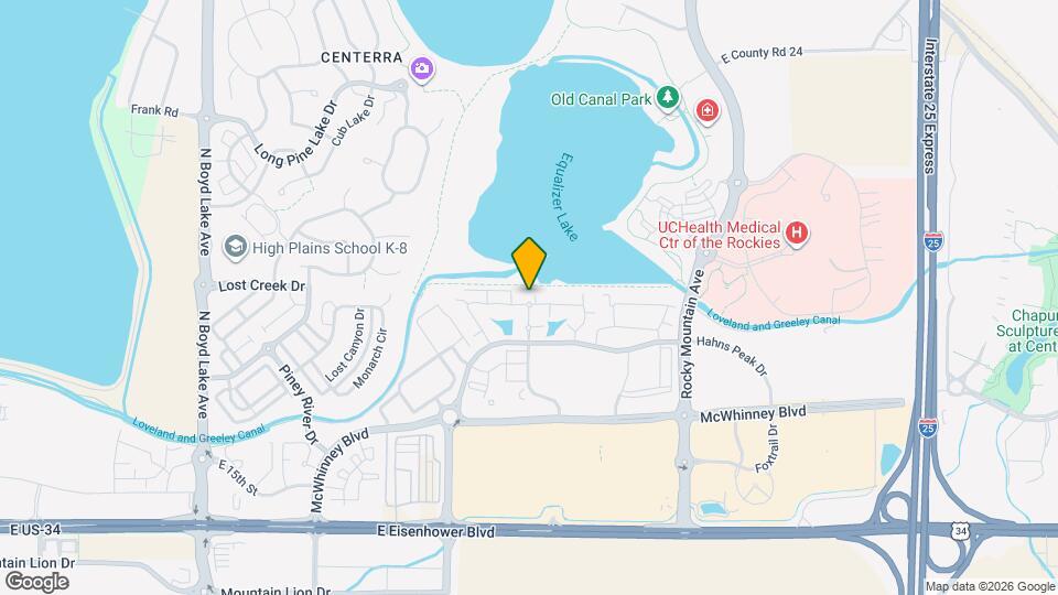 4705 Hahns Peak Dr Map and Location Details