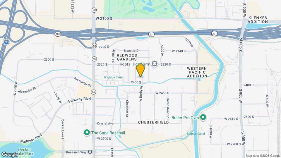 2384 W Derby St Map and Location Details