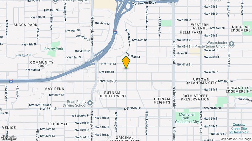 4017 N Indiana Ave Map and Location Details