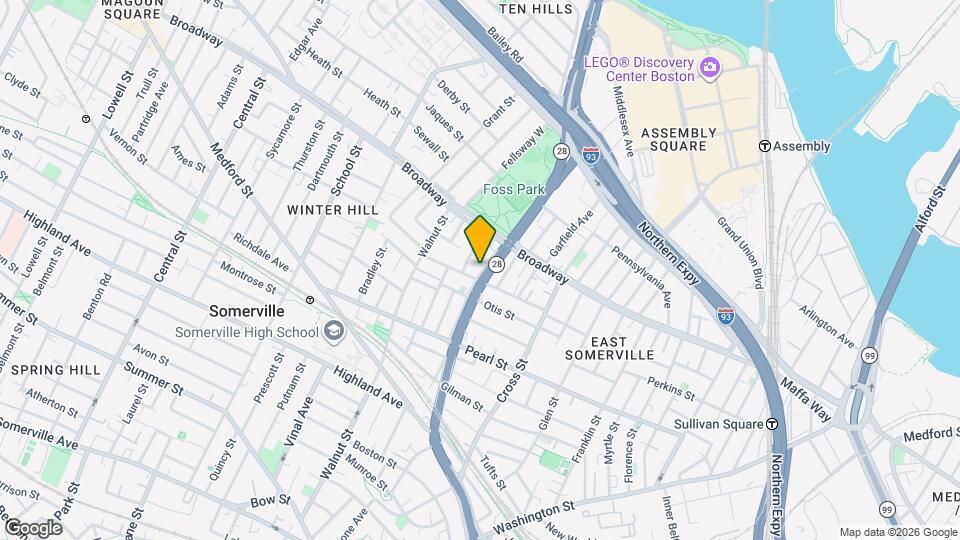 21 Edmands St Map and Location Details