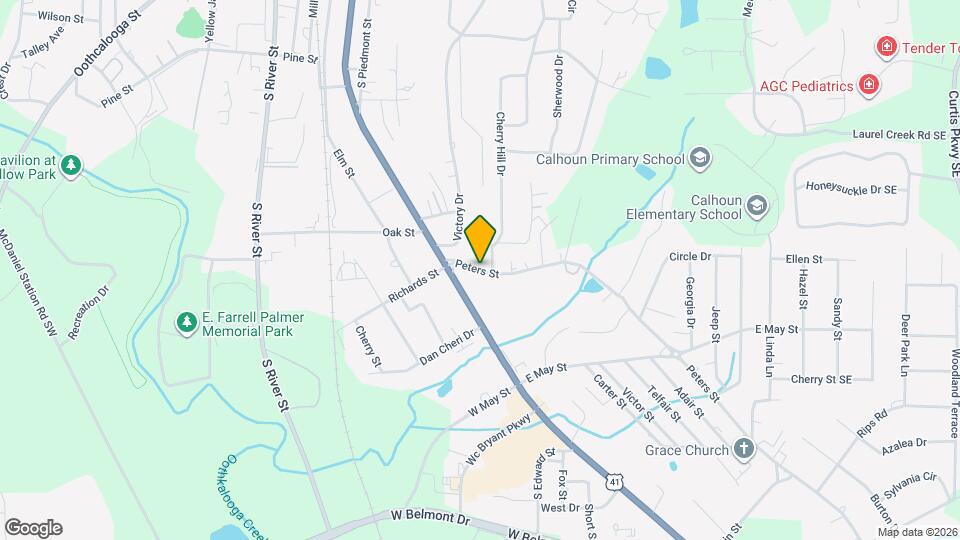 109 Peterson St Map and Location Details