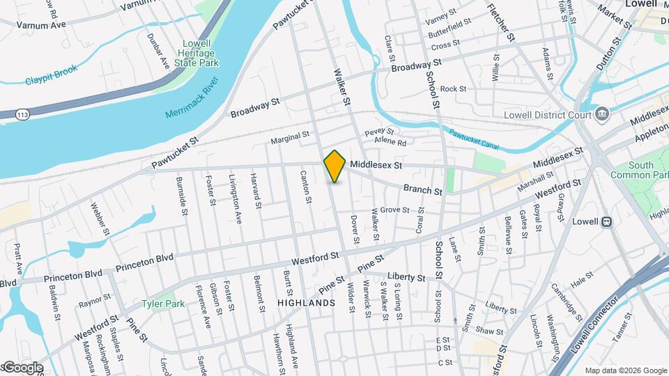 292 Wilder St, Unit 2 Map and Location Details