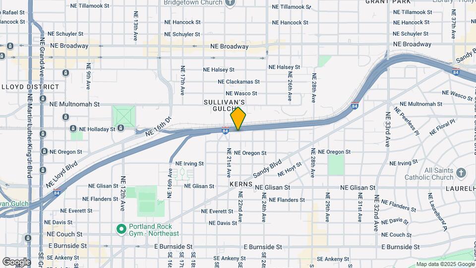 933 NE 22nd Ave Map and Location Details