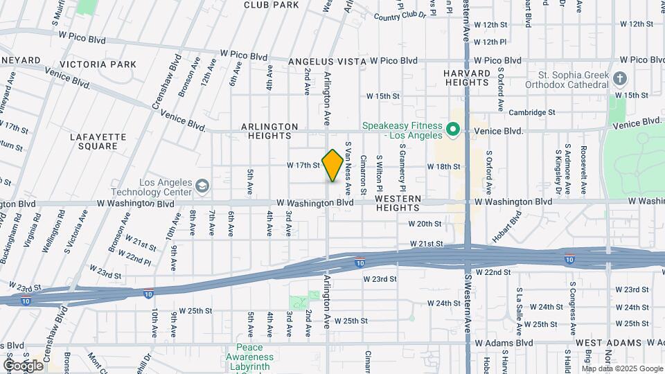 1836-1838 Arlington Ave Map and Location Details