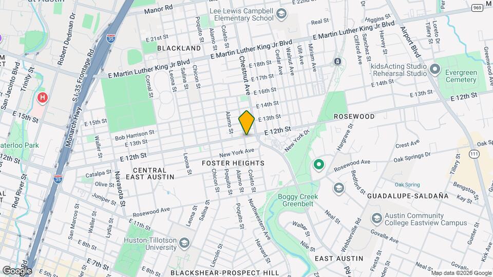1199 Coleto St Map and Location Details