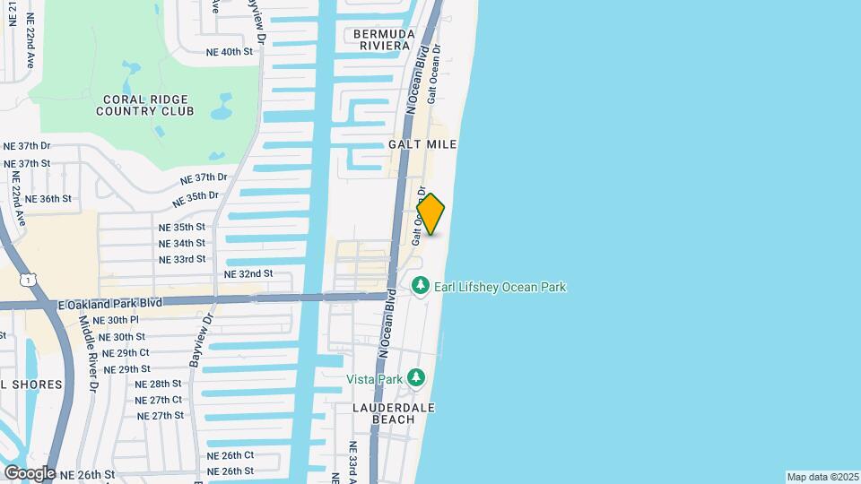 3410 Galt Ocean Dr Mapa y Detalles de la Ubicación
