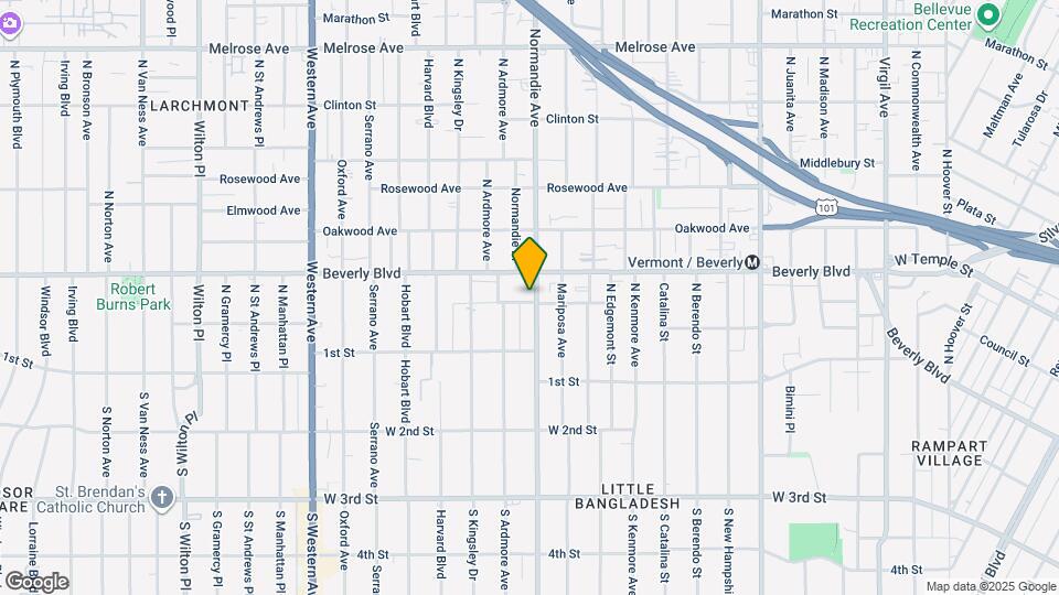 201 Normandie Ave Map and Location Details