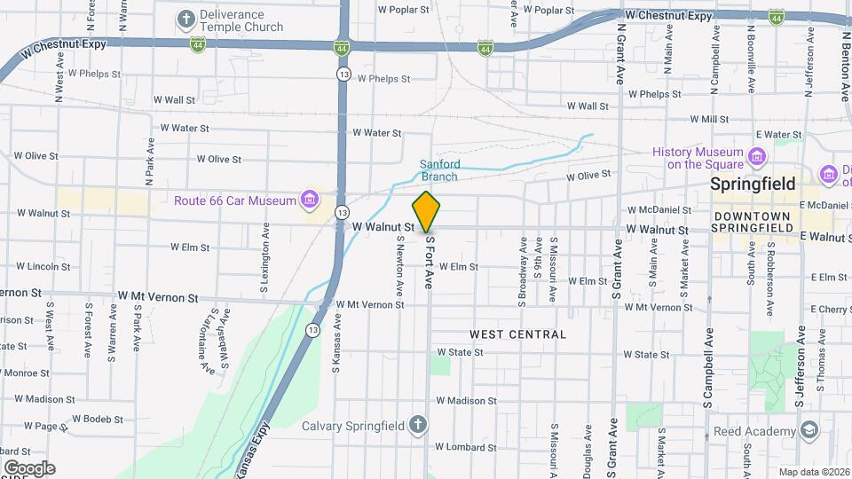 415 S Fort Ave Map and Location Details