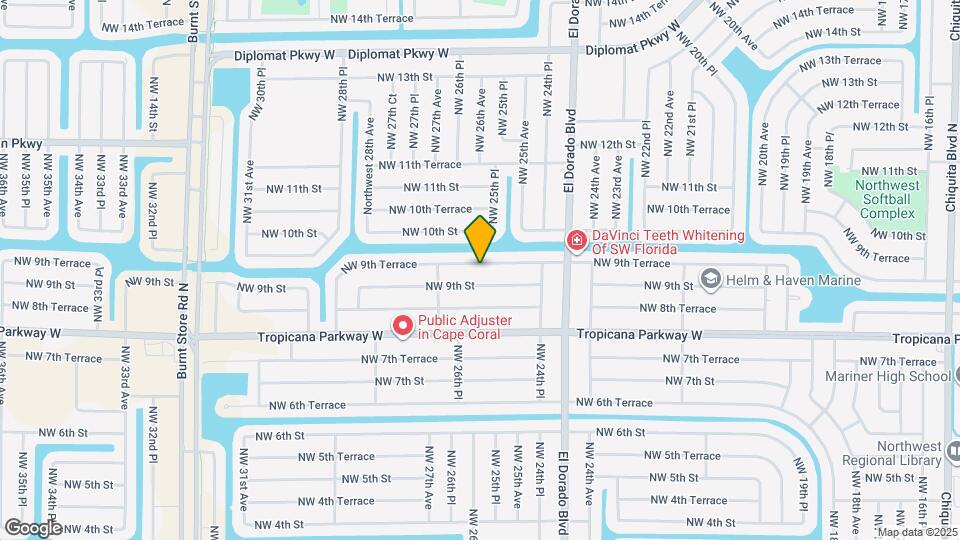 2458 NW 9th Terrace Map and Location Details