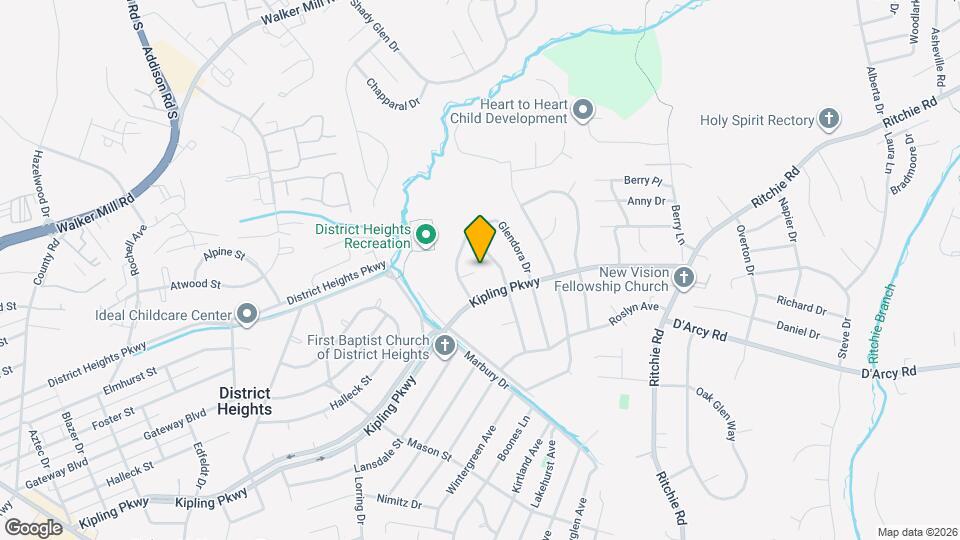 7306 Glendora Ct Map and Location Details