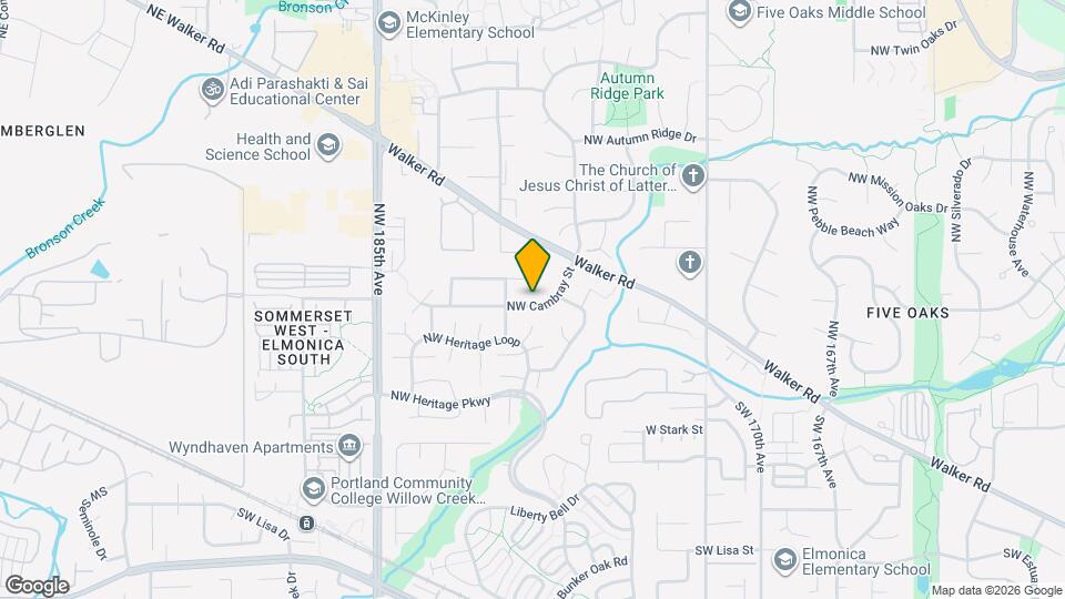 17919 NW Cambray St Map and Location Details