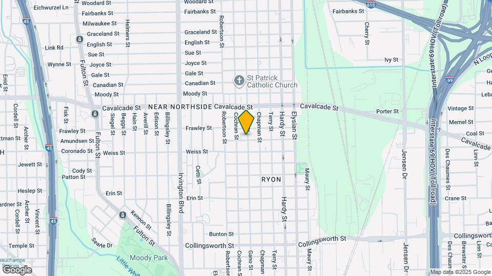 4505 Gano St Map and Location Details