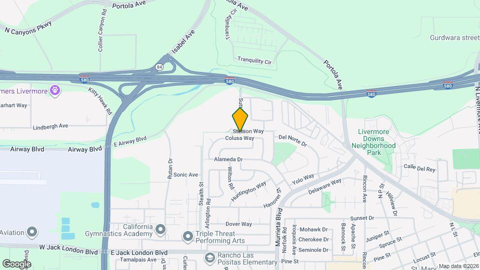 518 Colusa Way Map and Location Details