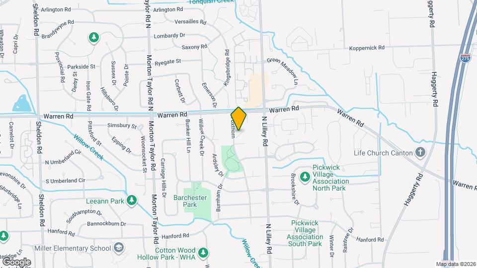 7044 Foxthorn Dr Map and Location Details