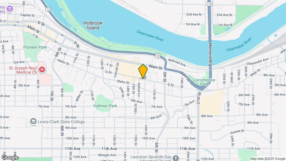 1534 G St Map and Location Details