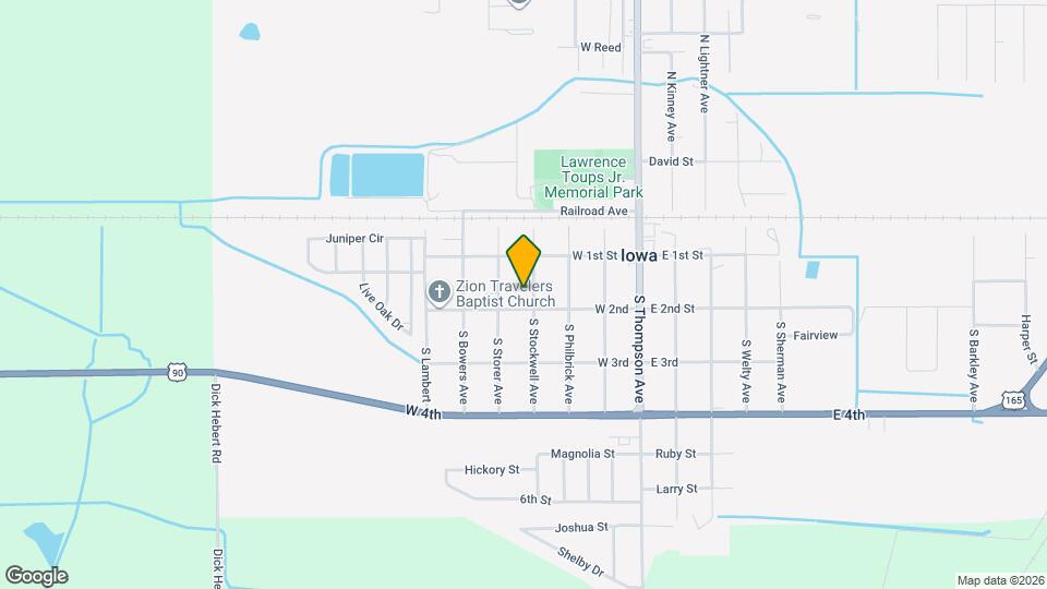 214 S Stockwell Ave Map and Location Details