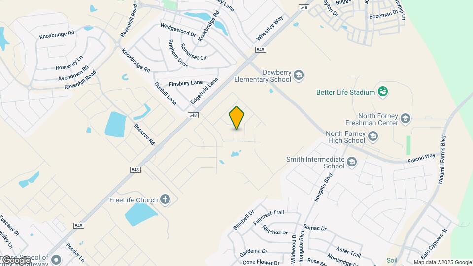 1518 Forge Pond Ln Mapa y Detalles de la Ubicación
