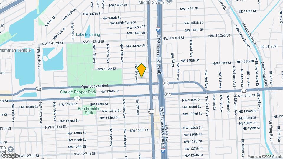 744 NW 137th St Map and Location Details