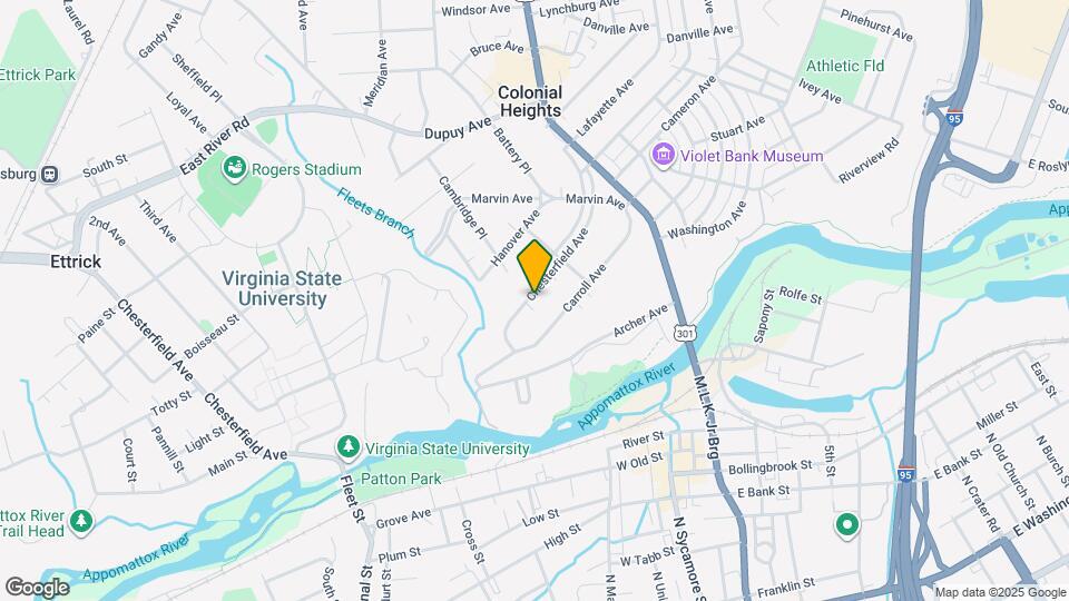 132 Chesterfield Ave Mapa y Detalles de la Ubicación