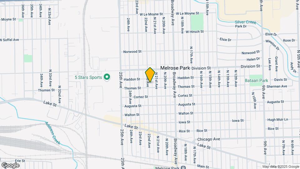 1305 N 22nd Ave, Unit Apartment Unit Map and Location Details
