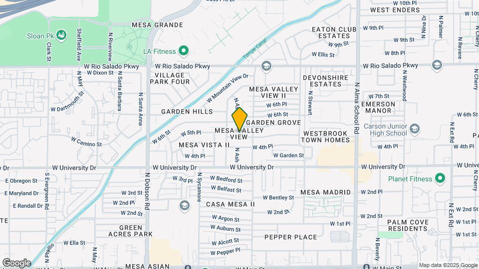 1634 W 5th St Map and Location Details