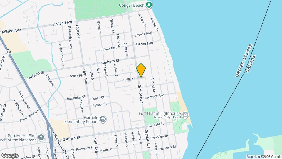 3126 Gratiot Ave Mapa y Detalles de la Ubicación