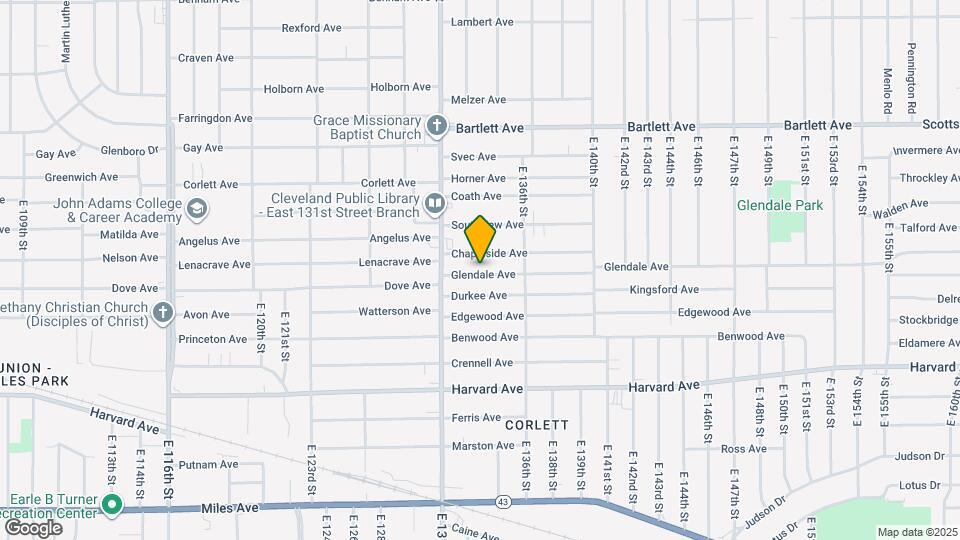 13309 Glendale Ave Map and Location Details