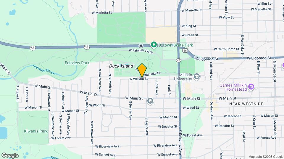 1537 W William St Map and Location Details