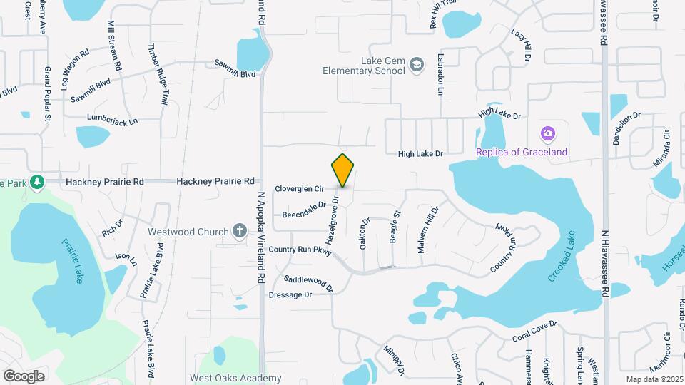 4615 Hazelgrove Dr Map and Location Details