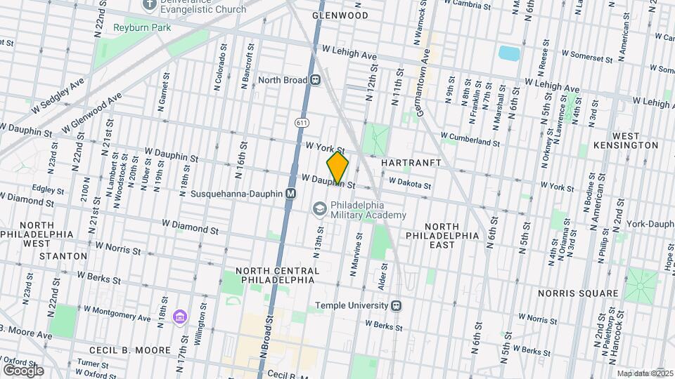 2252 N Camac St Map and Location Details