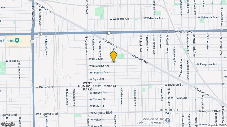 1350 N Keeler Ave, Unit 1 Map and Location Details