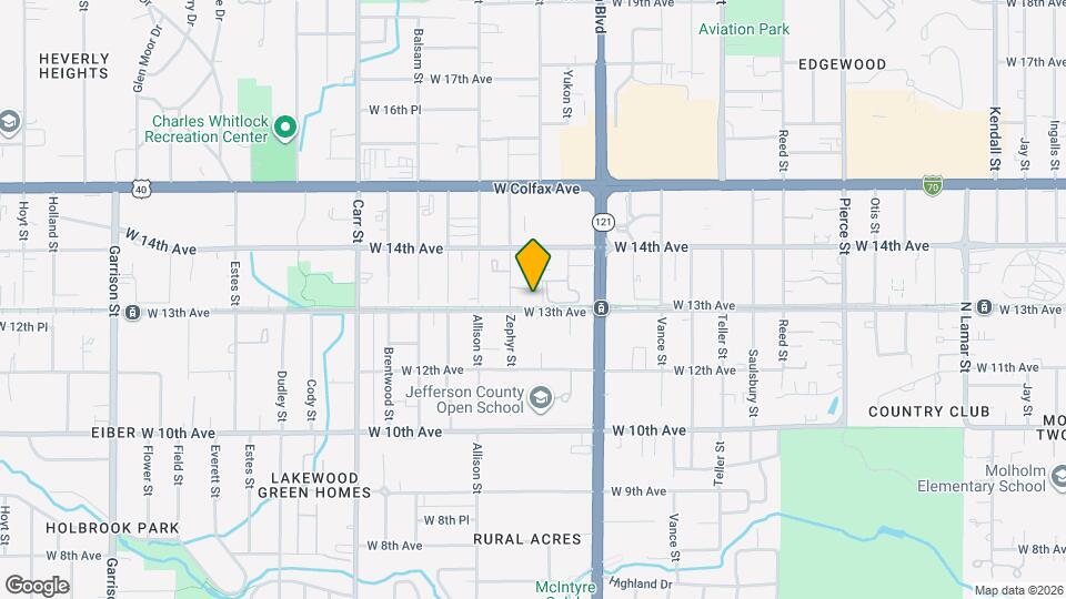 1330 Zephyr St, Unit 13 Map and Location Details