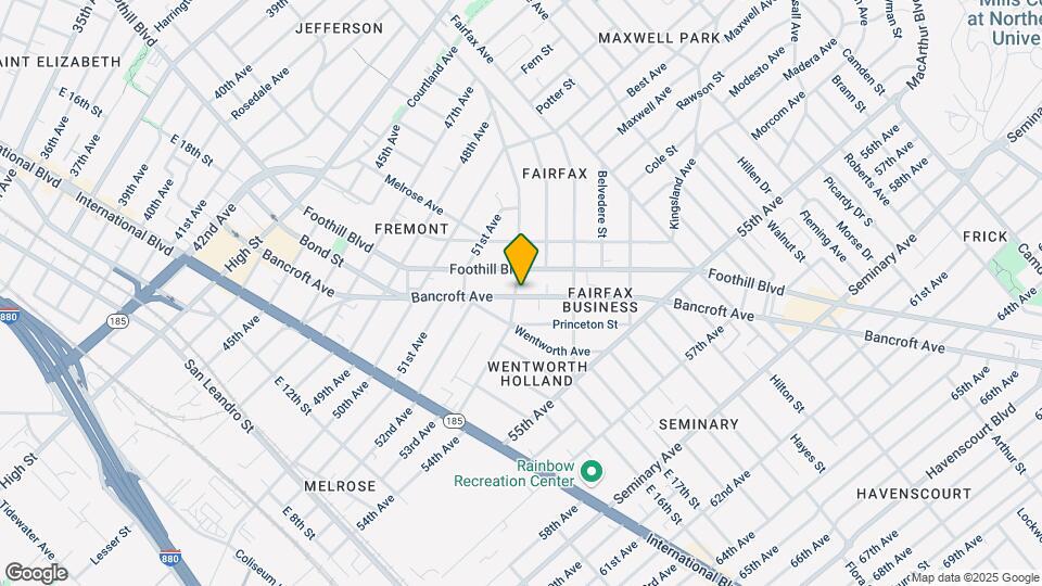 5300 Bancroft Ave Mapa y Detalles de la Ubicación