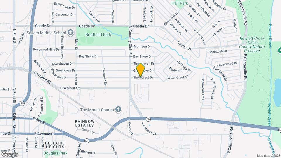 1426 Shorecrest Dr Map and Location Details