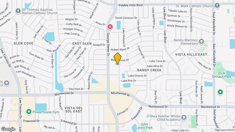2121 Lake Omega St Map and Location Details