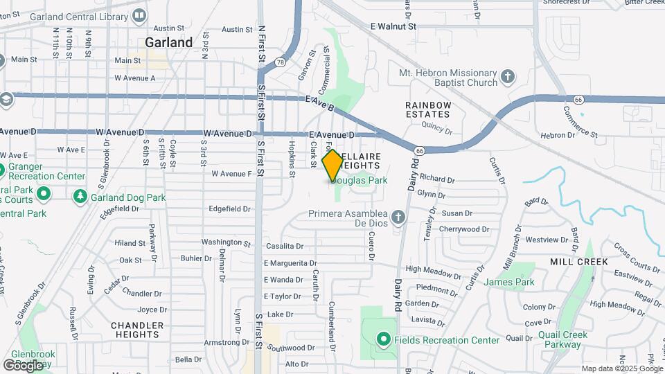 824 Ford St Map and Location Details