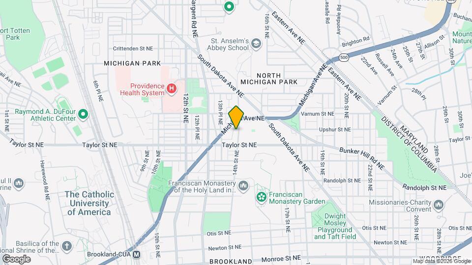 4232 14th St NE Map and Location Details