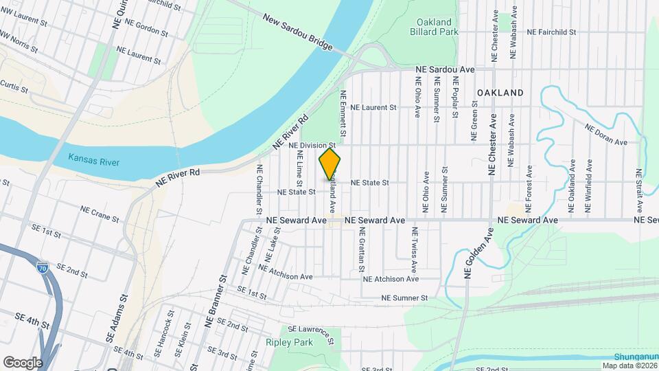 505 NE Scotland Ave Map and Location Details