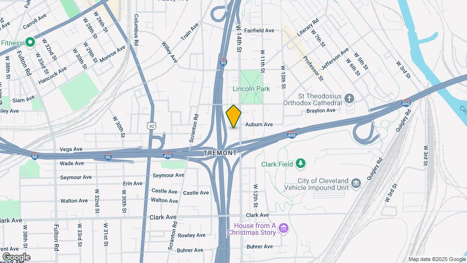 1417 Auburn Ave, Unit Down Map and Location Details