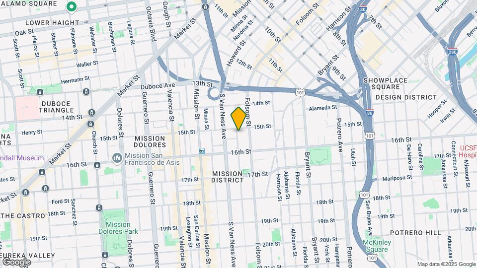 121-125 Shotwell St Map and Location Details