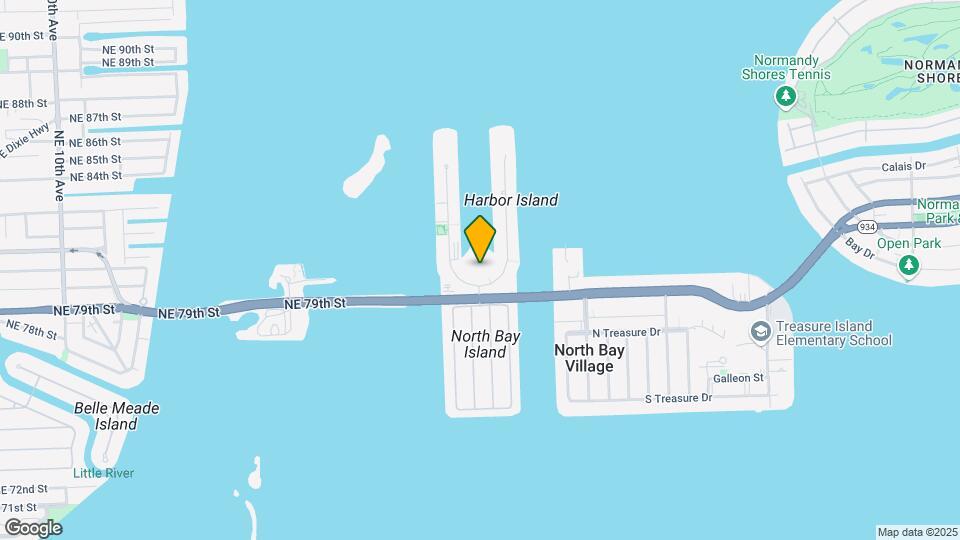 7900 Harbor Island Dr Map and Location Details